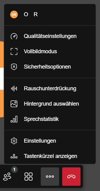 Symbolleiste: Weitere Einstellungen Symbolleiste: Weitere Einstellungen