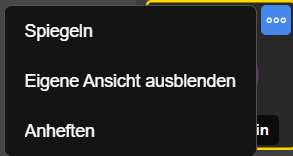 Einstellung der eigenen Kacheln