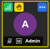 Kachelsymbole eines Moderators